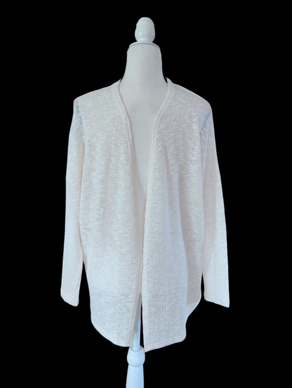 Mossimo Oversized Drop Shoulder Cardigan Sweater XS Ivory Cream